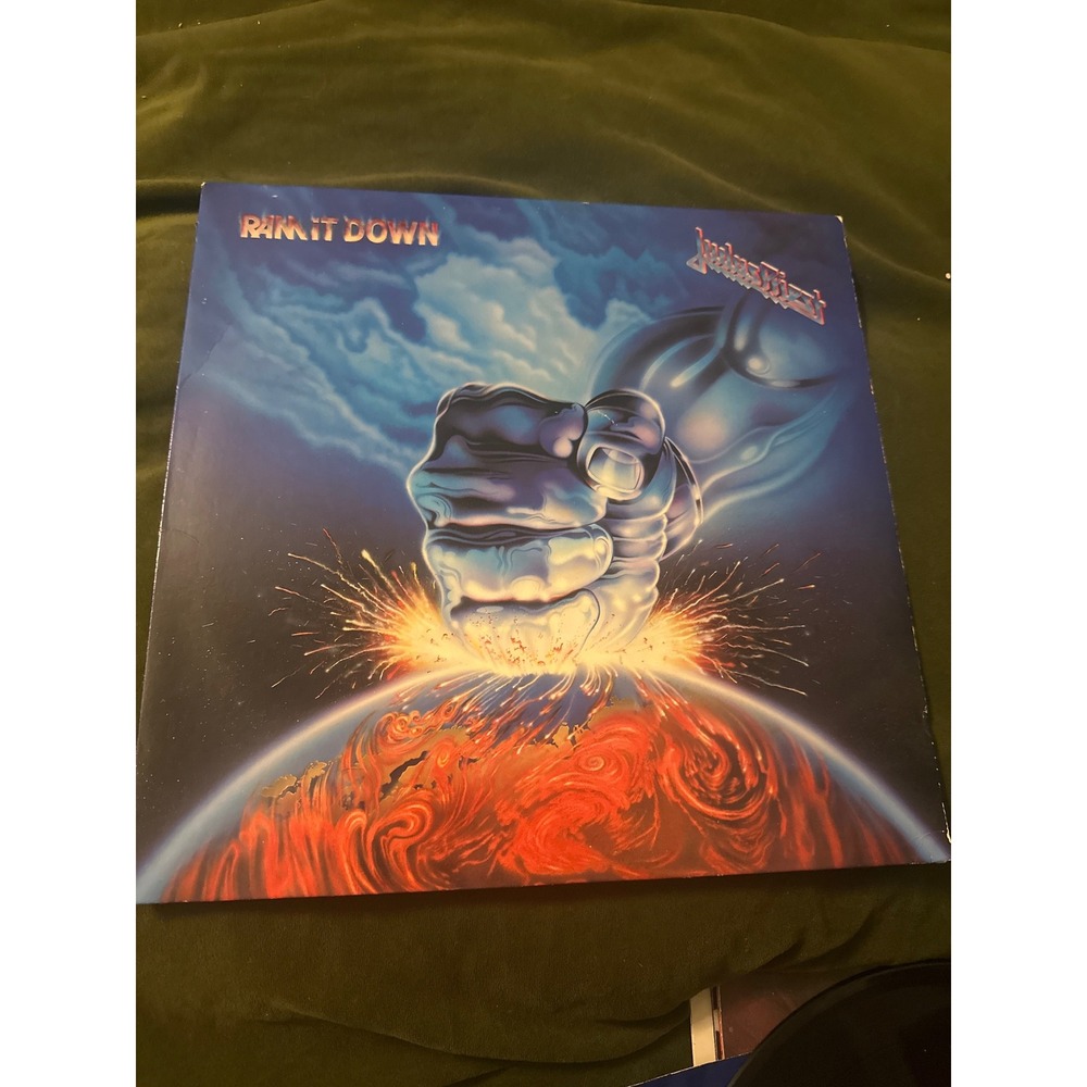 Judas Priest Ram It Down Vinyl LP 1988 Columbia C 44244 Heavy Metal Record